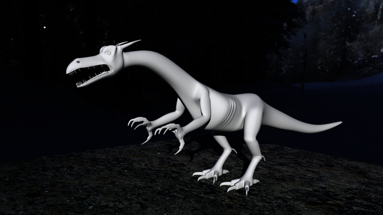 Wingless Dragon Perspective Shot